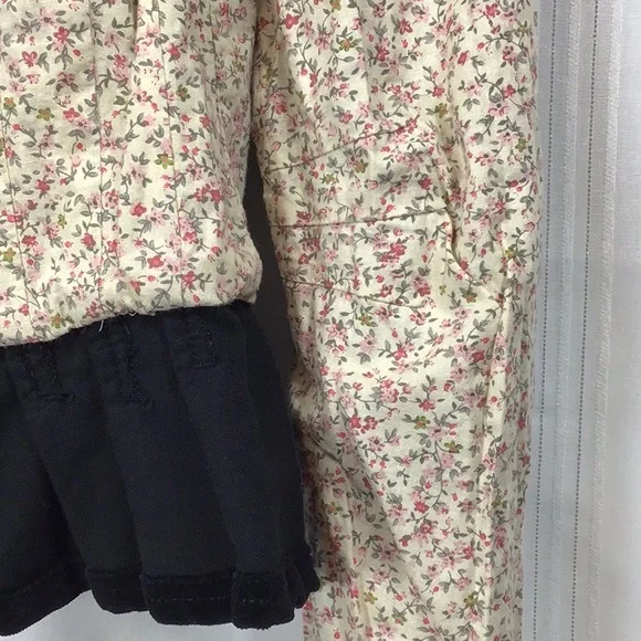 VTG American Rag Black Cotton Velveteen Cropped Lined Jacket - Picture 10 of 16